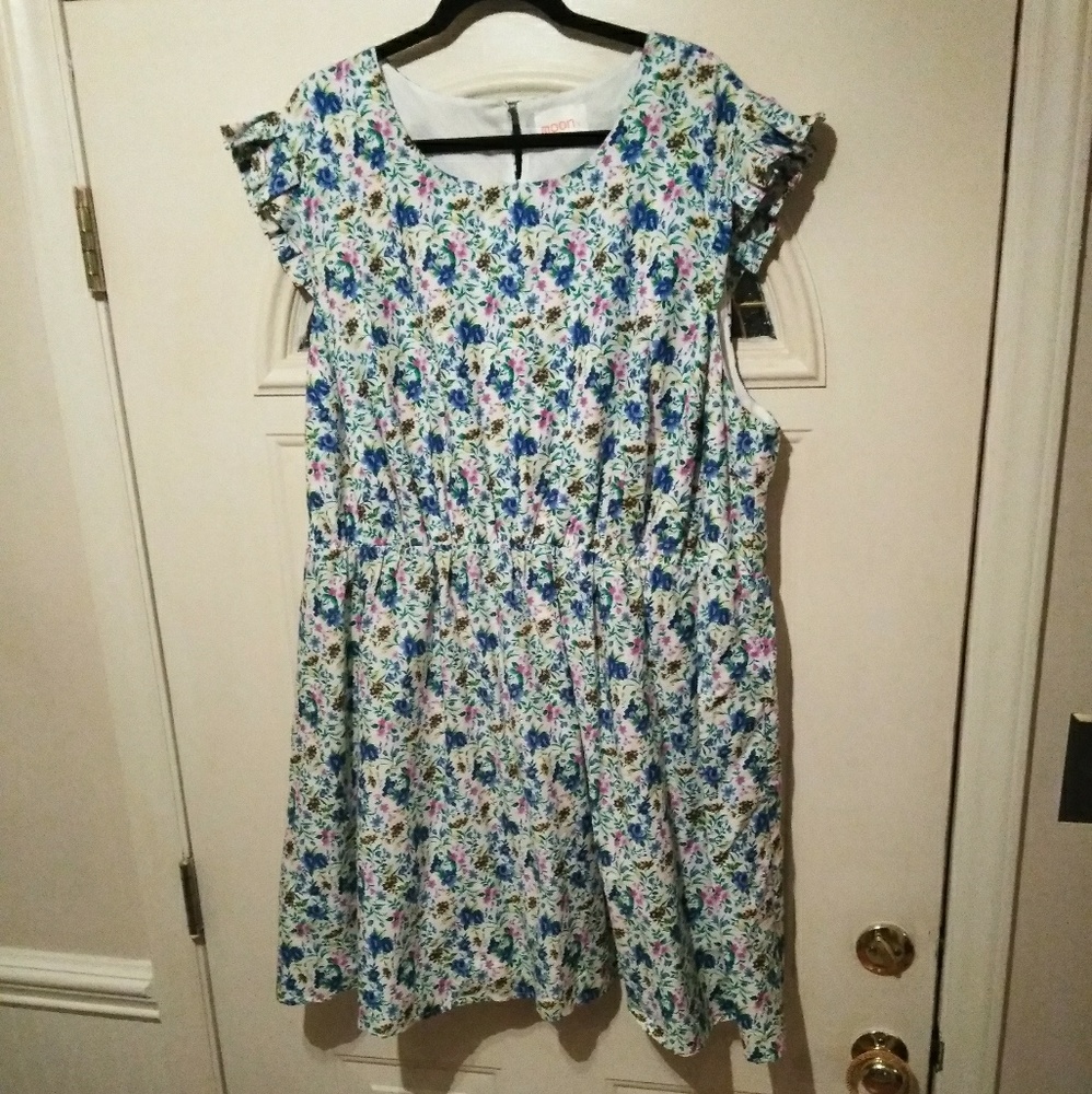 ⭐Moon⭐ Floral Fit and Flare Dress sz 4x